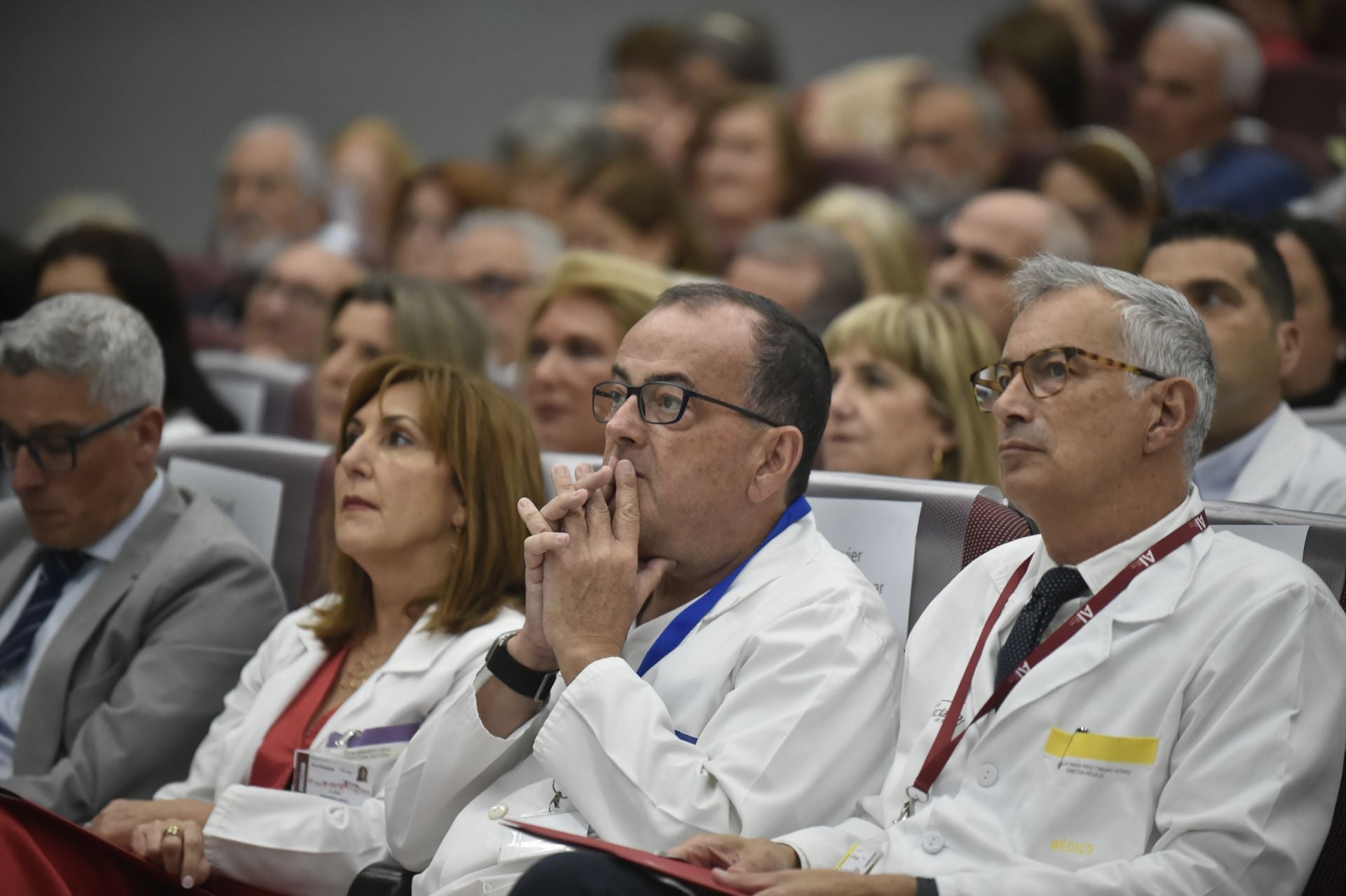En imágenes, el homenaje a los trabajadores de La Arrixaca por su 50 aniversario