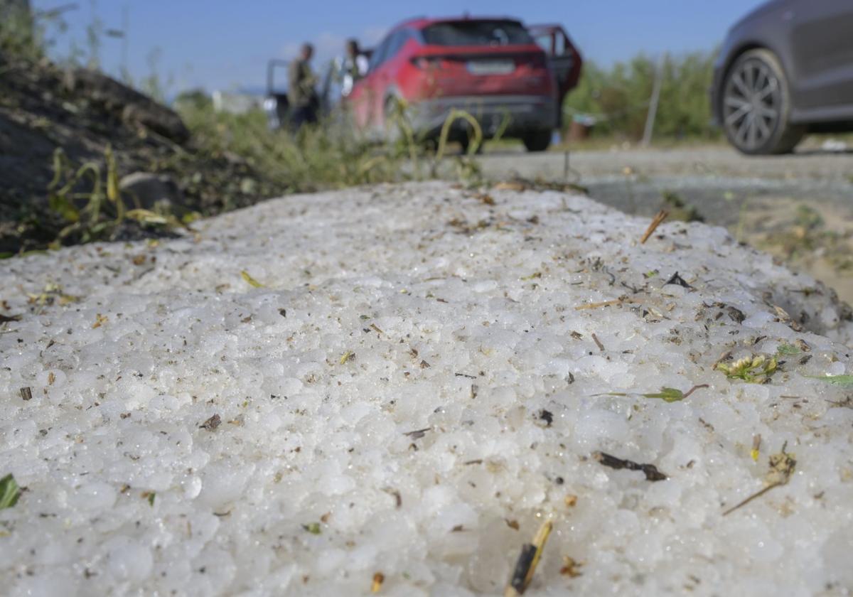 Archena reclamará la declaración de zona catastrófica tras el episodio de granizo del pasado sábado