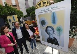 Un momento durante la presentación del festival Murcia Tres Culturas, el pasado miércoles.
