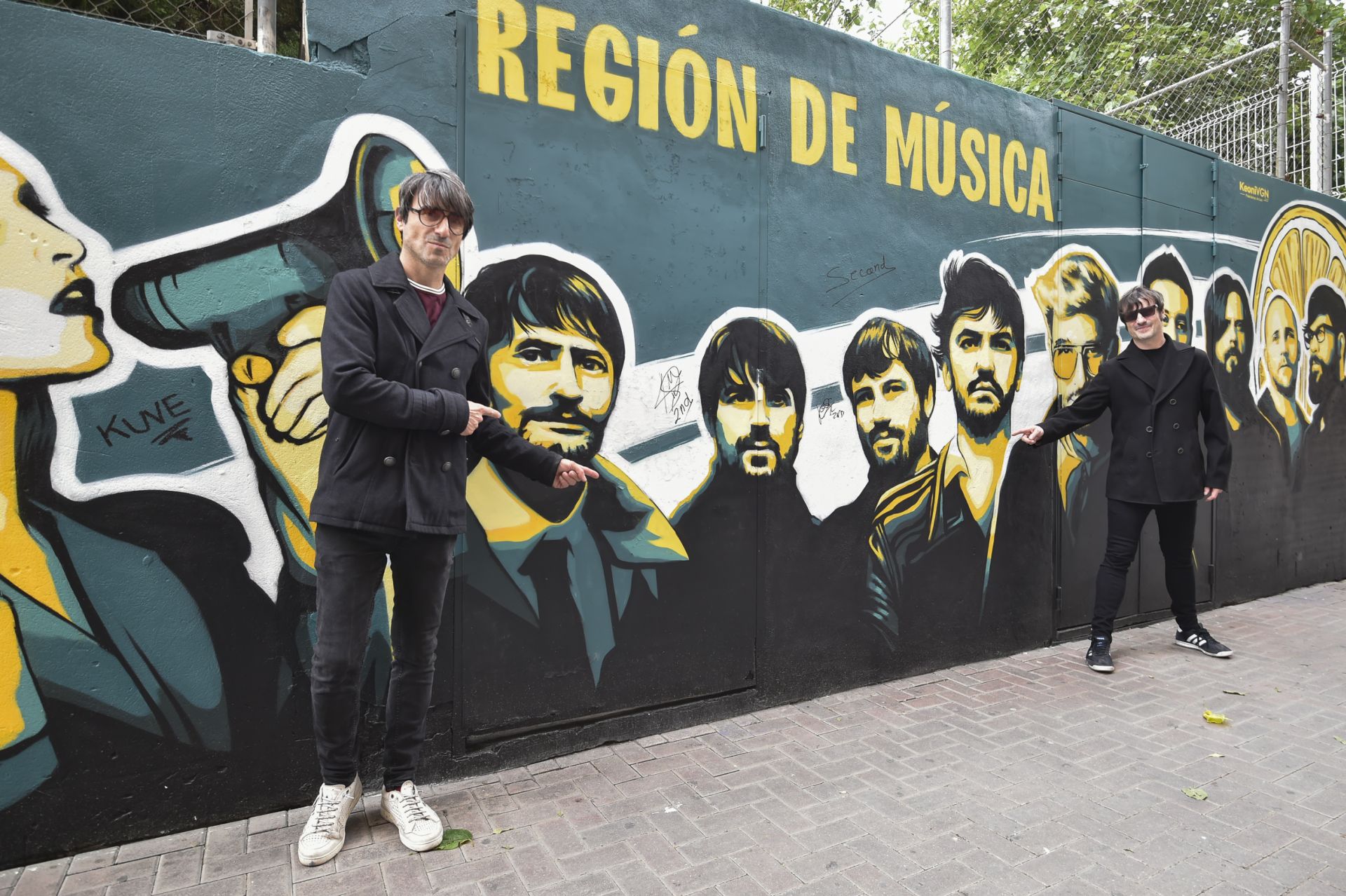 El mural del Fortaleza Sound en homenaje a los músicos de la Región, en imágenes