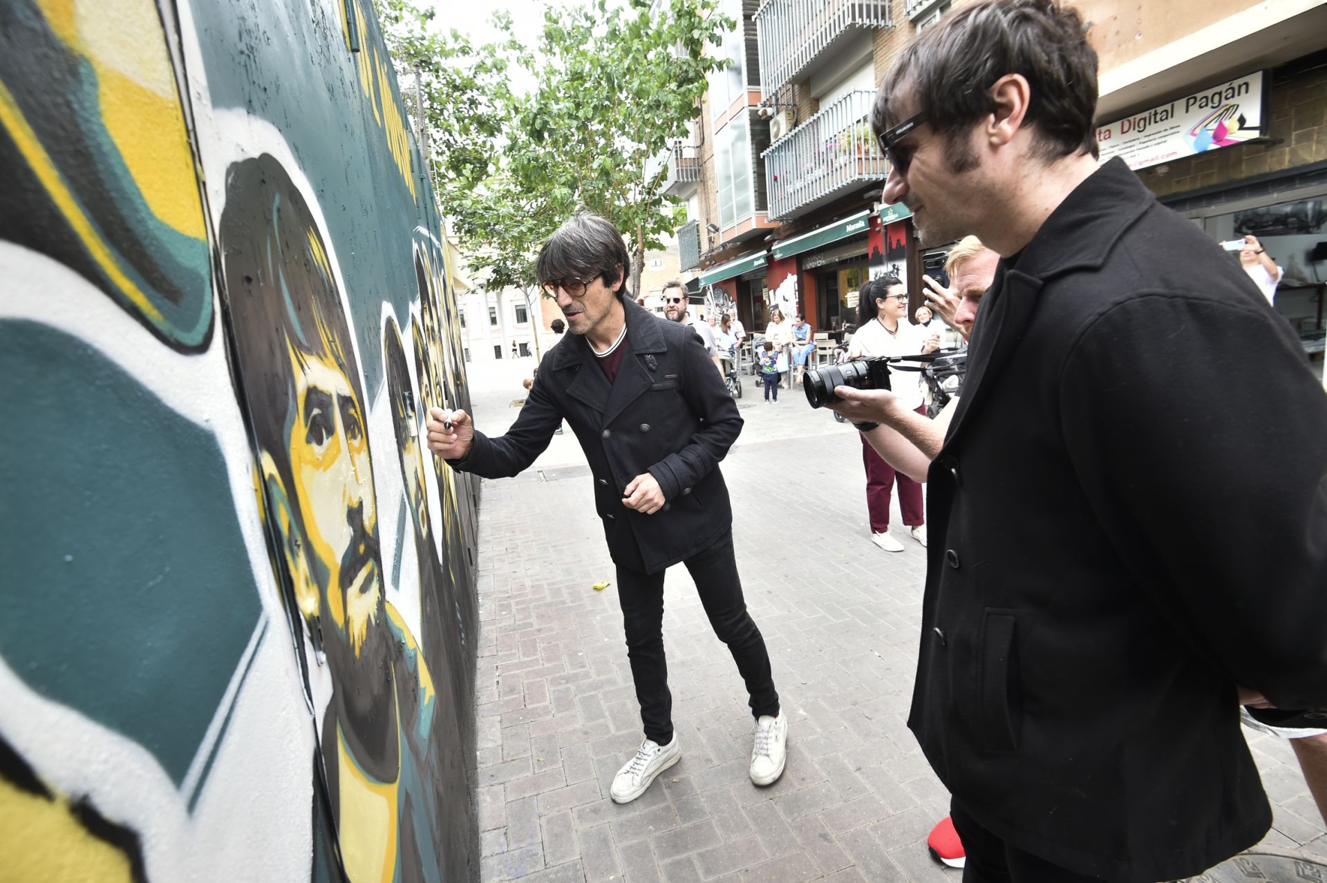 El mural del Fortaleza Sound en homenaje a los músicos de la Región, en imágenes