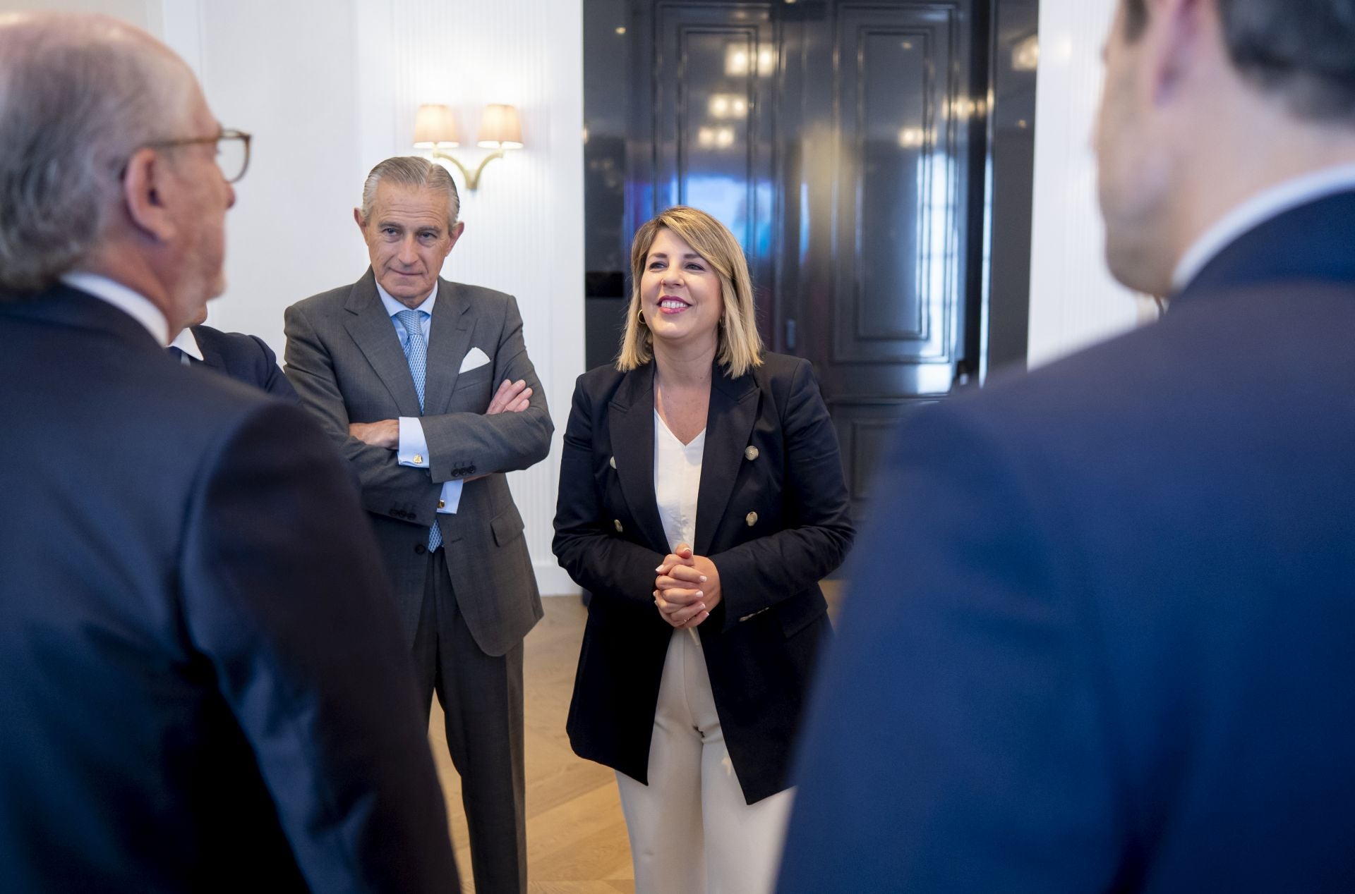 Las imágenes de Noelia Arroyo en el encuentro informativo de Europa Press celebrado en Madrid