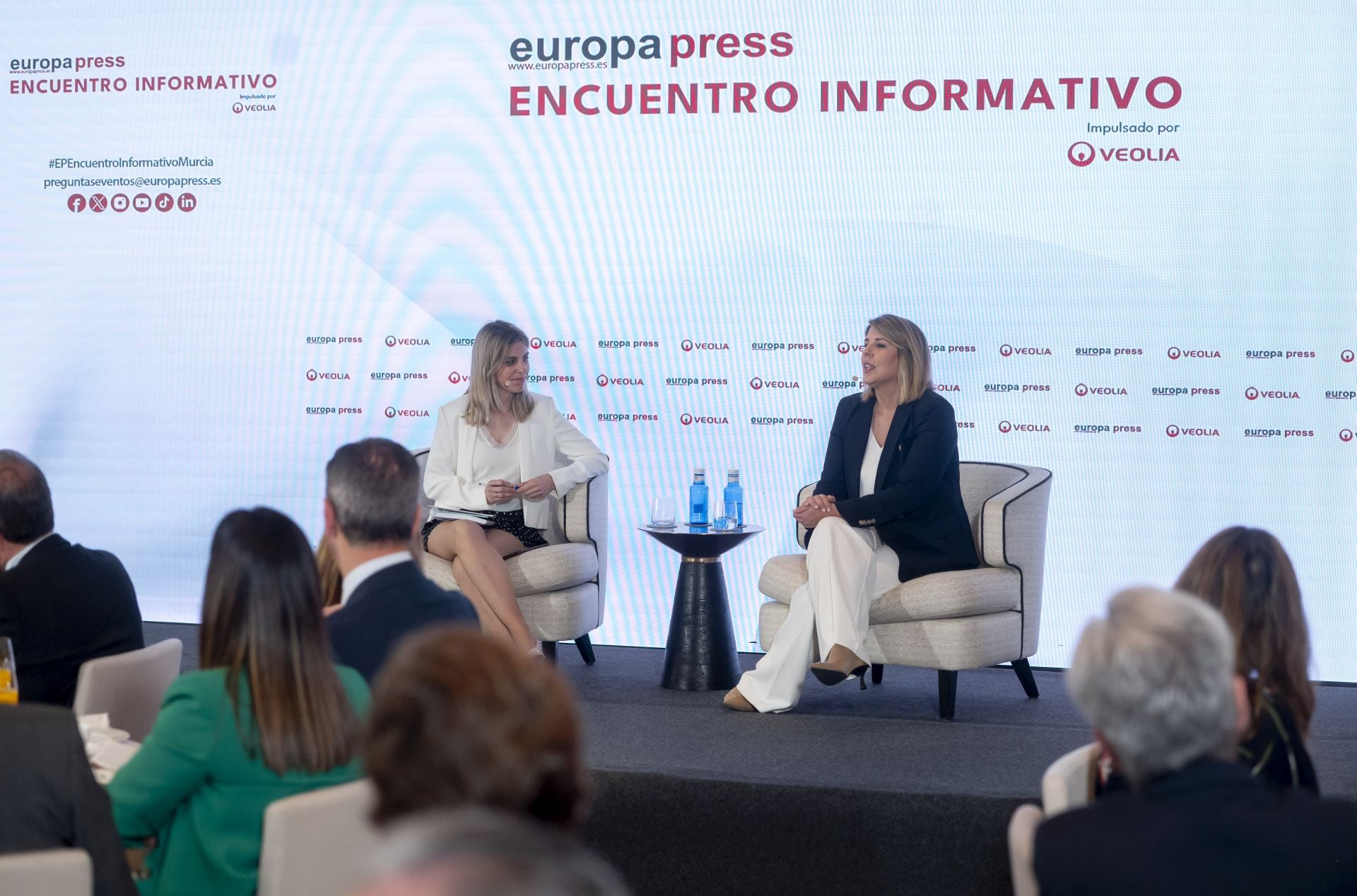 Las imágenes de Noelia Arroyo en el encuentro informativo de Europa Press celebrado en Madrid
