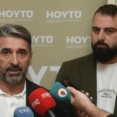 Jesús Jiménez y Jorge Doborjginindzea, este miércoles, en la rueda de prensa de HoyTú.