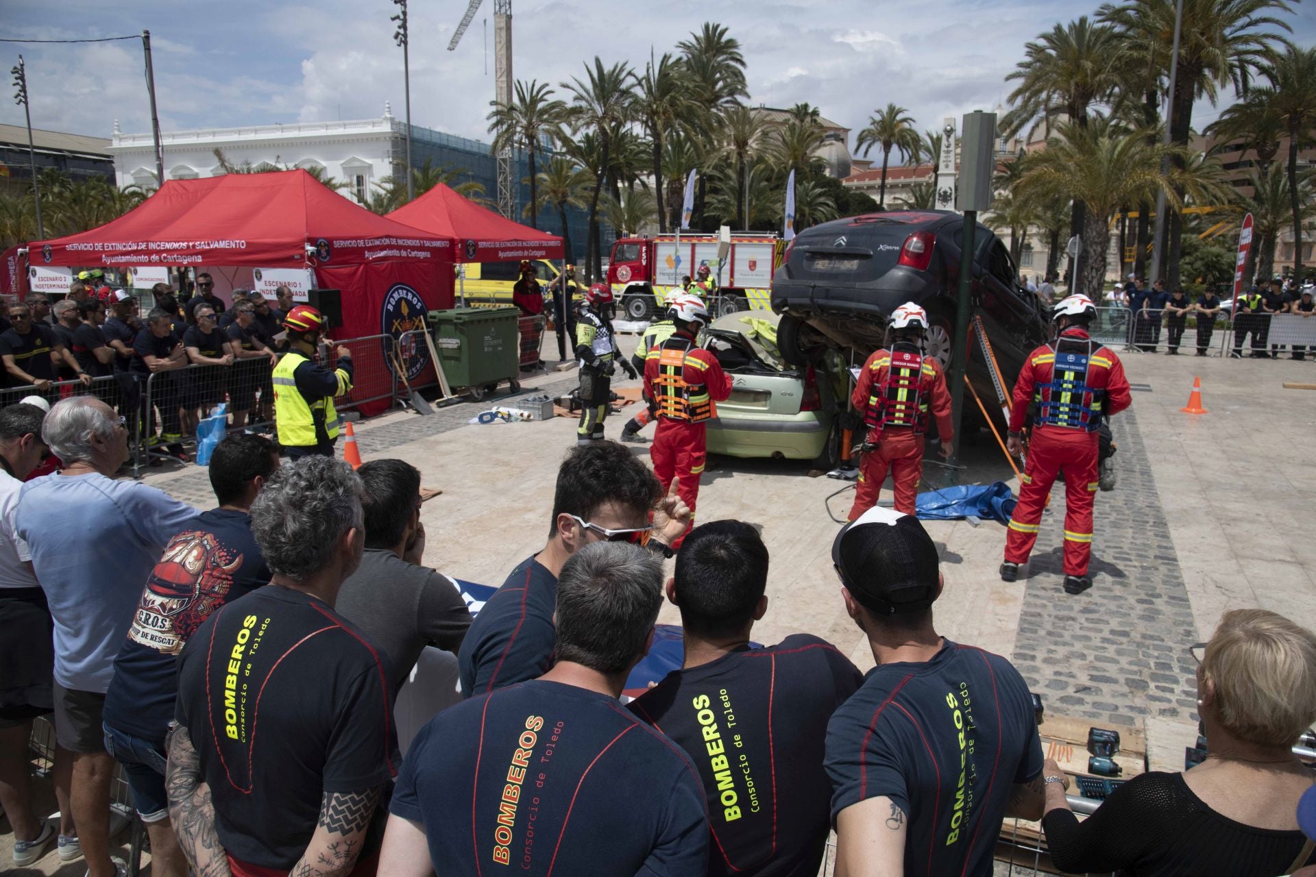 XIX Encuentro Nacional de Rescate en Accidentes de Tráfico y Trauma en Cartagena, en imágenes