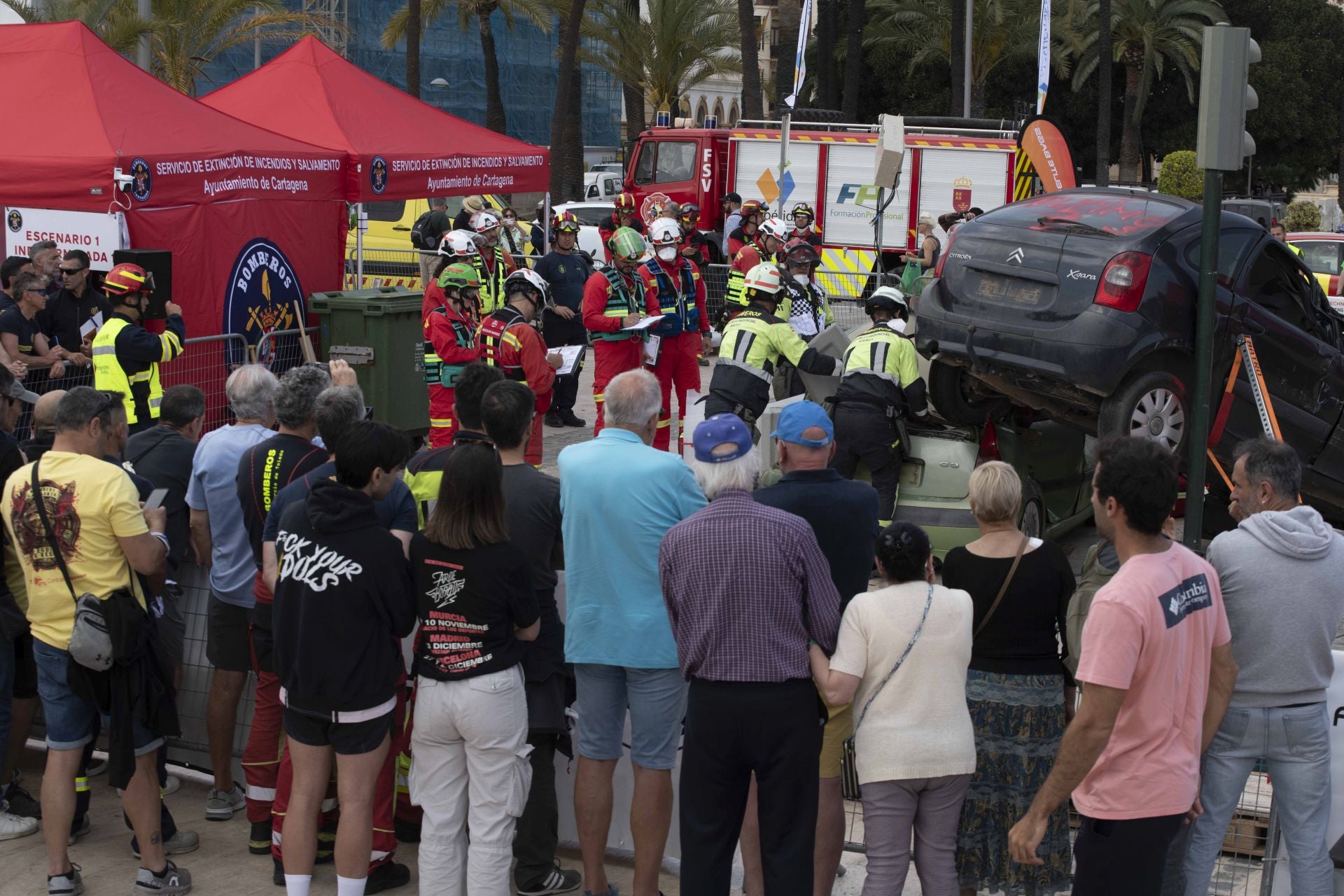XIX Encuentro Nacional de Rescate en Accidentes de Tráfico y Trauma en Cartagena, en imágenes