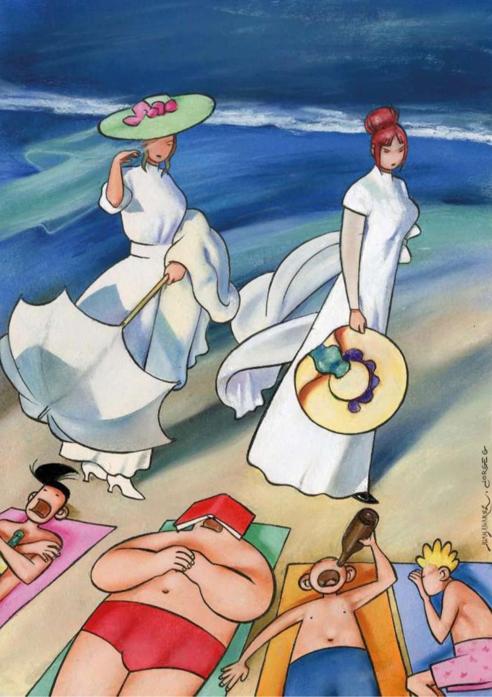 'Paseo a orillas del mar', de Sorolla.