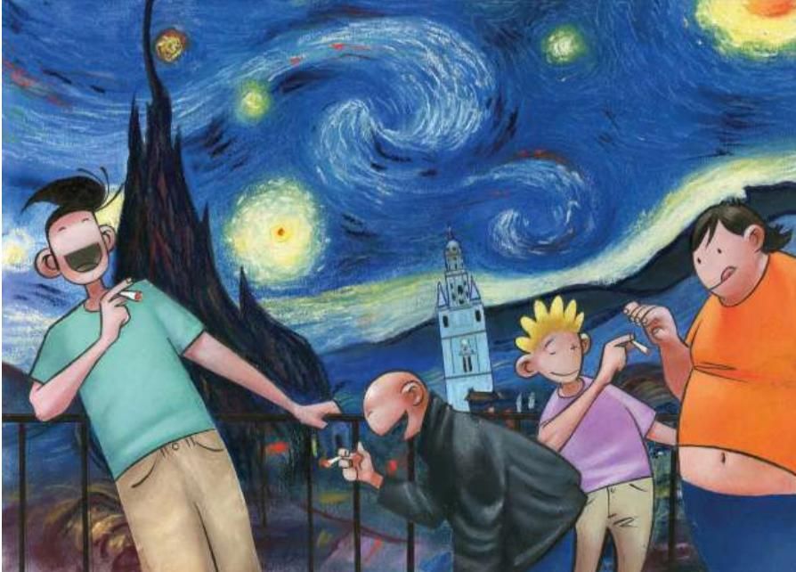 'La noche estrellada', de Van Gogh.