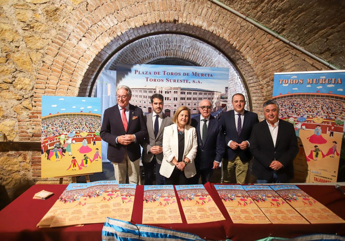 Presentación de la programación de la feria taurina, este viernes.