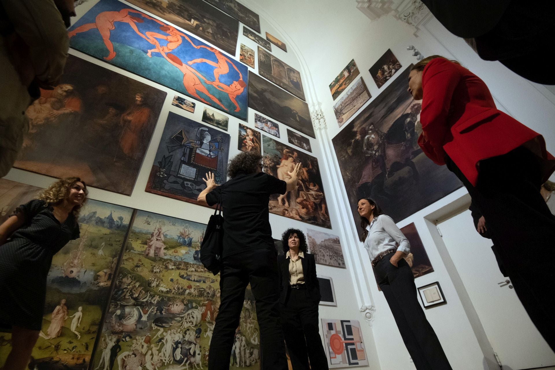 En imágenes, la inauguración de la exposición &#039;La noche americana&#039;
