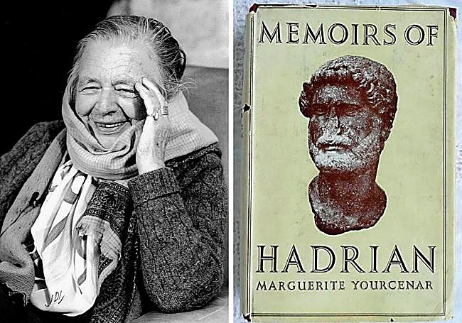 Marguerite Yourcenar y el libro 'Memorias de Adriano'.