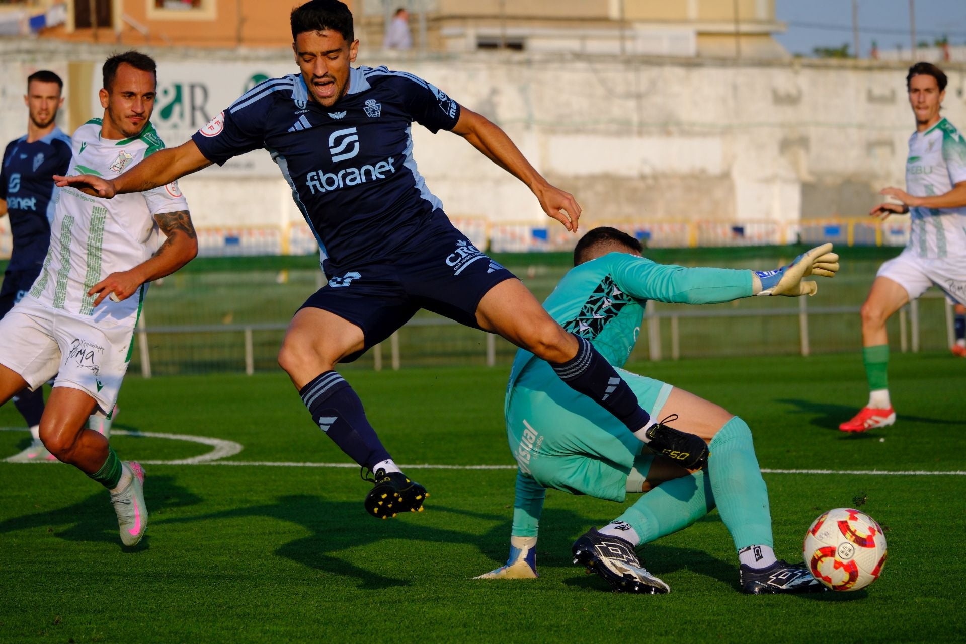 El empate del Real Murcia frente al Atlético Sanluqueño, en imágenes