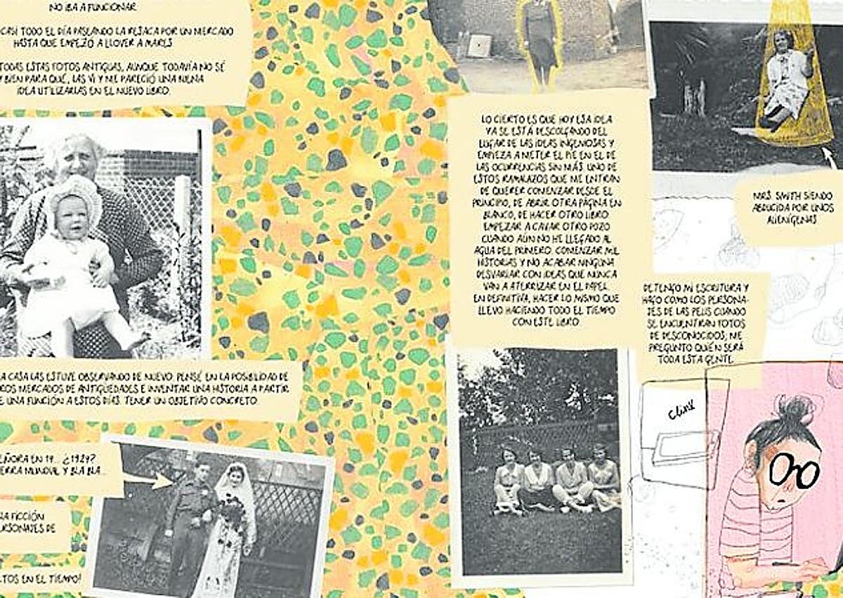 Imagen secundaria 1 - Algunas páginas del libro 'Una casa en La Ciudad' de Ilu Ros.