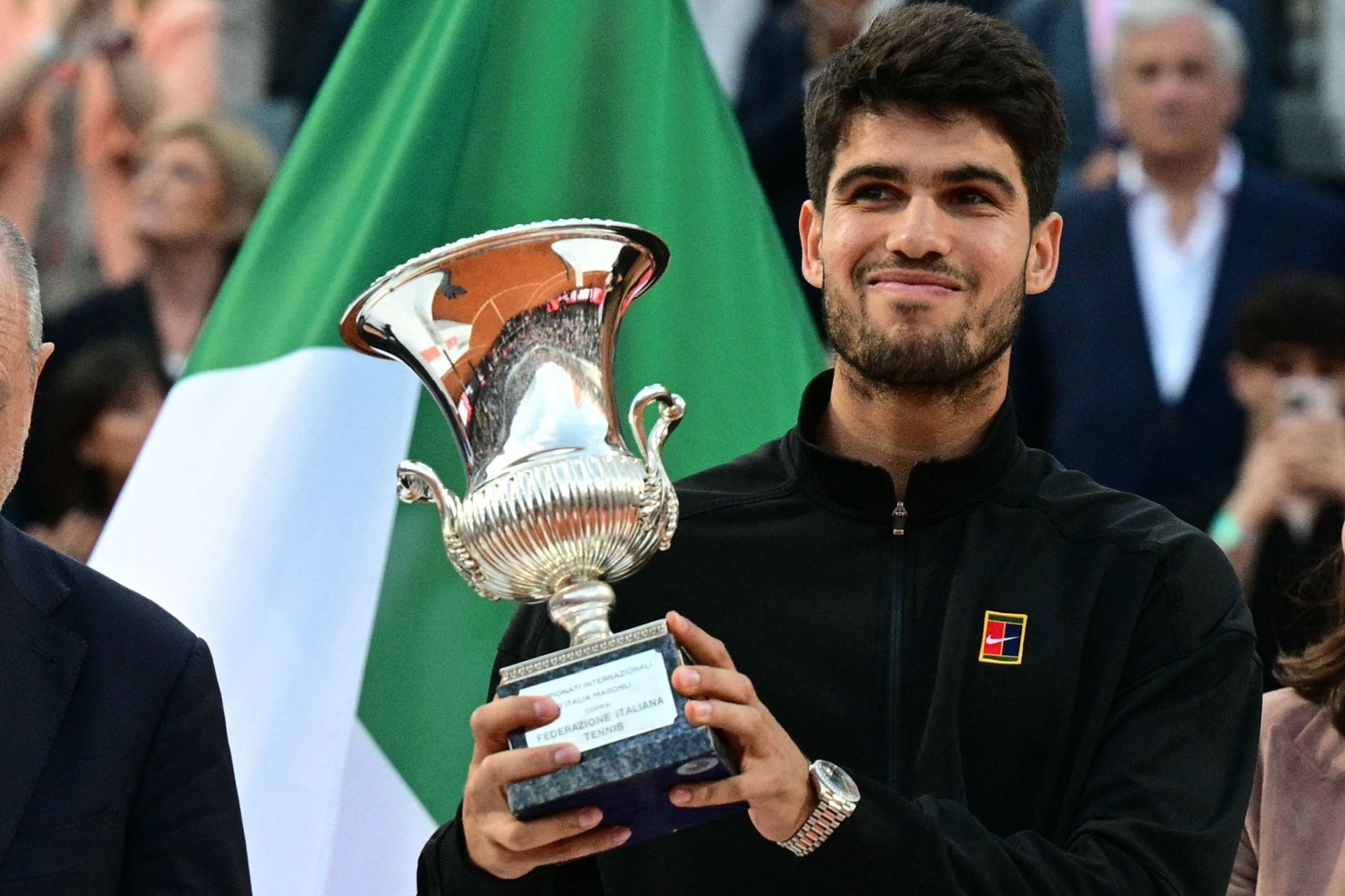 La final de Roma entre Carlos Alcaraz y Jannik Sinner, en imágenes