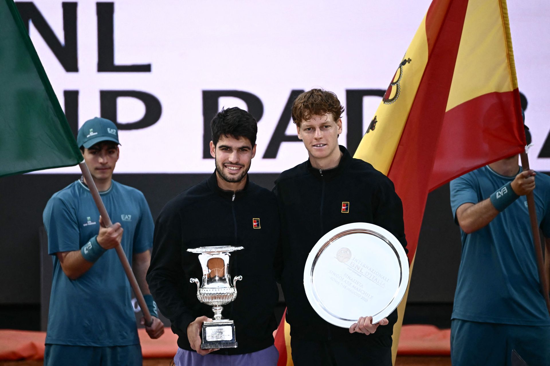La final de Roma entre Carlos Alcaraz y Jannik Sinner, en imágenes