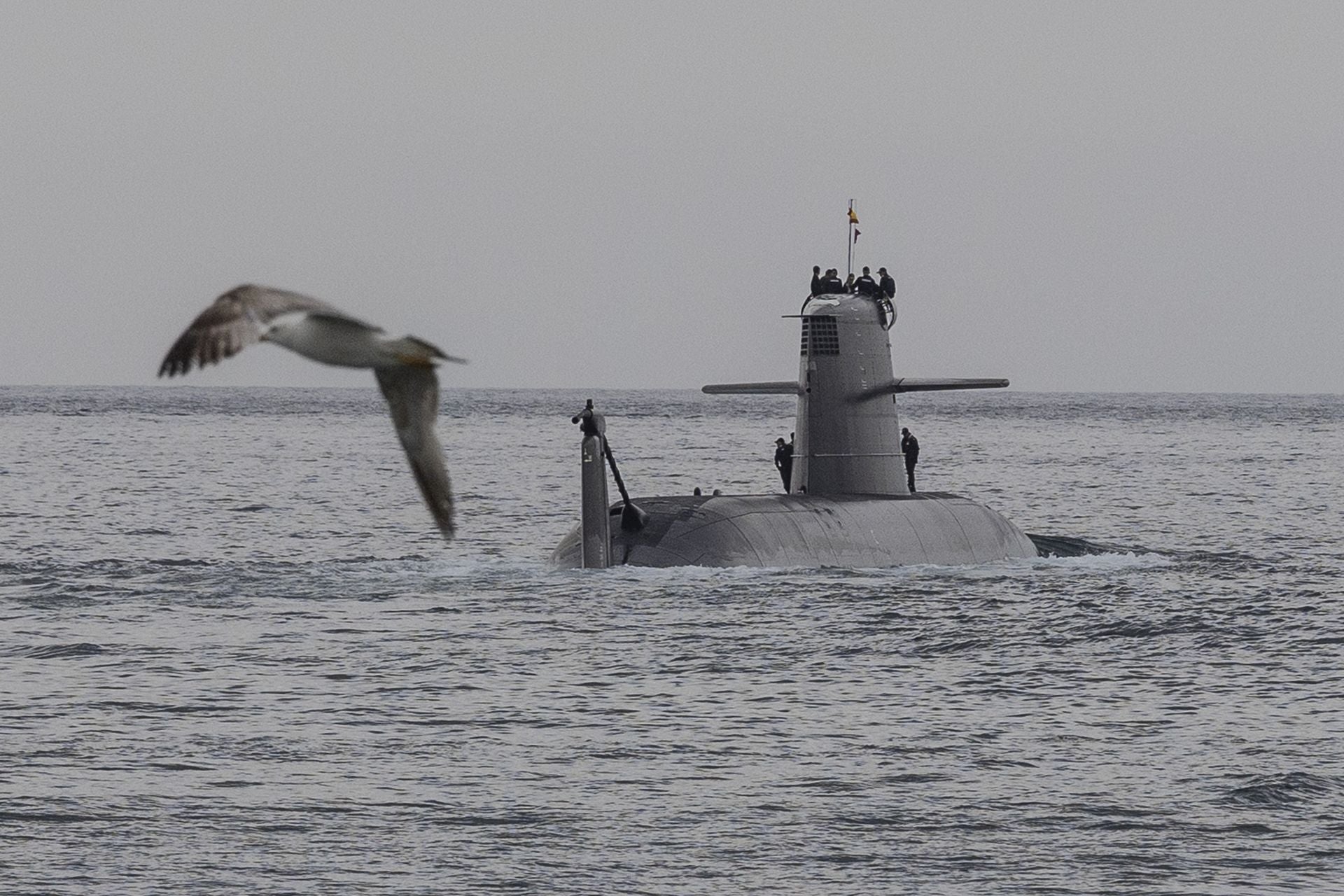 Las imágenes del Rey Felipe en el submarino S-81
