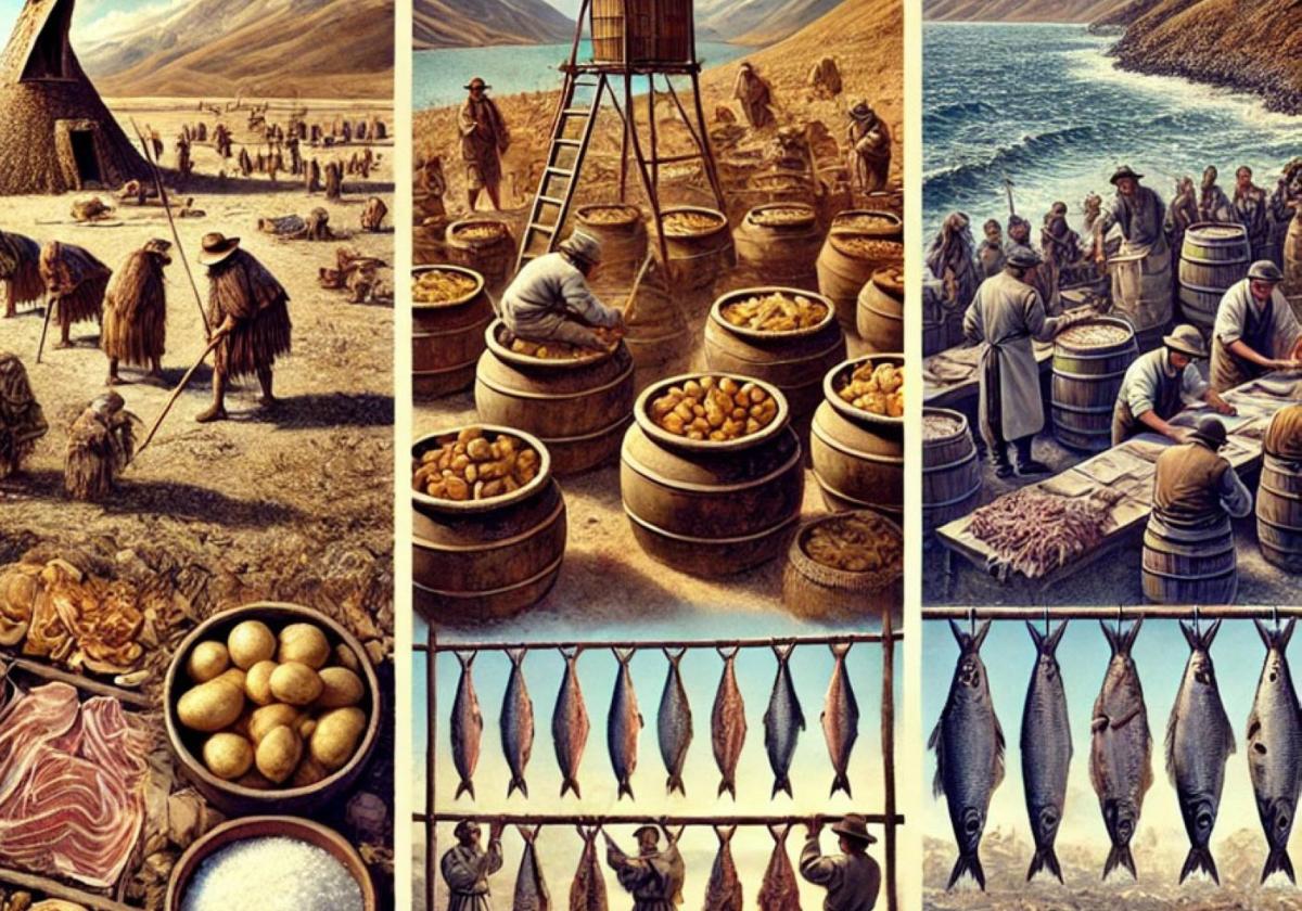 Chuño, garum y salazón
