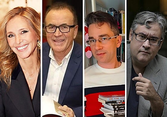 Marta Robles, Francisco Velasco, Javier Vivancos y Juan Manuel de Prada.