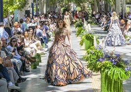 Desfile en una edición anterior de Pasarela Mediterránea en Alfonso X.