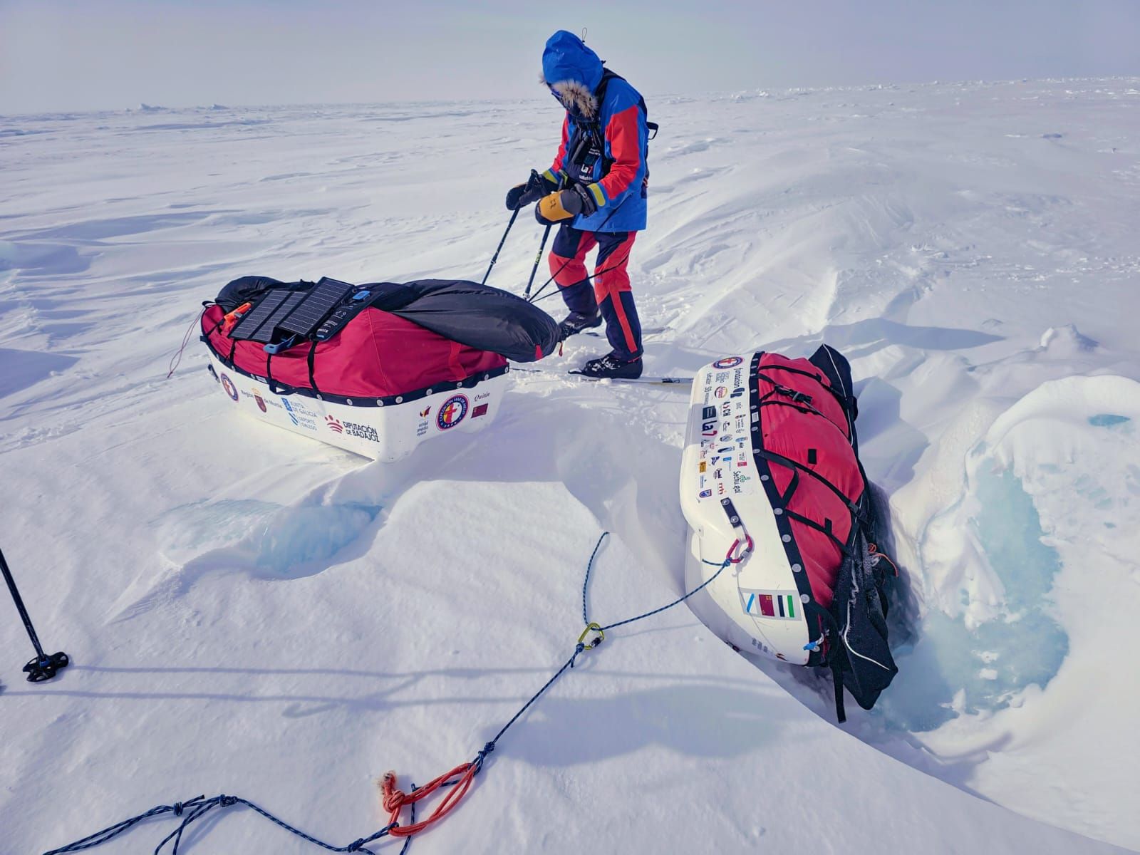 La expedición del santomerano Quitín Mira en el Ártico canadiense, en imágenes