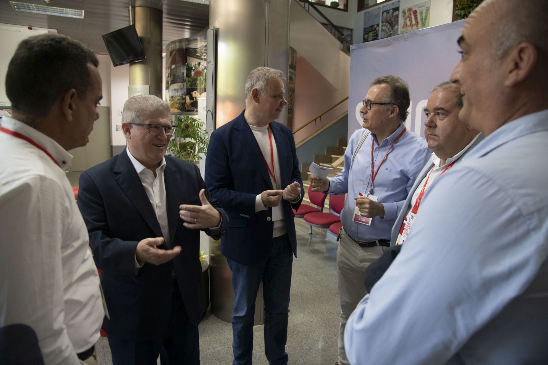 En imágenes, la reelección de Manolo Torres como secretario general del PSOE en Cartagena