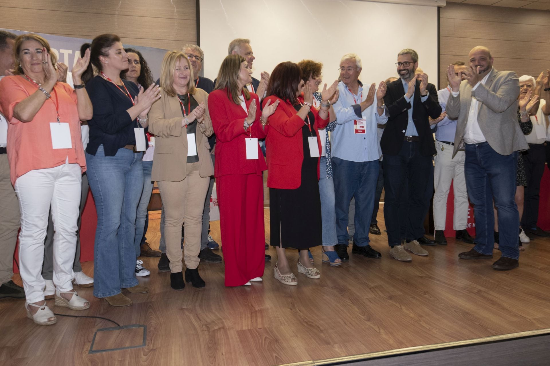 En imágenes, la reelección de Manolo Torres como secretario general del PSOE en Cartagena