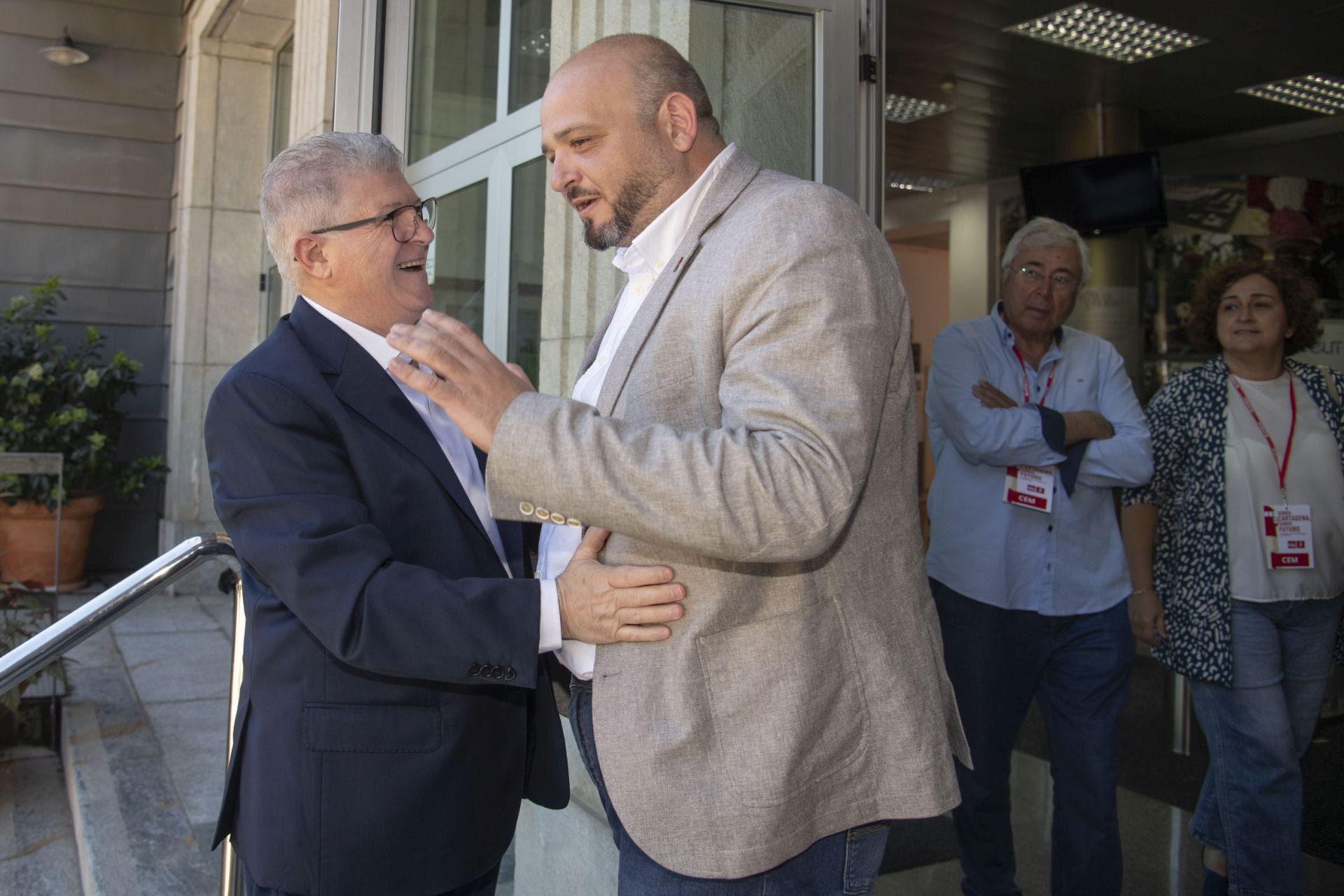 En imágenes, la reelección de Manolo Torres como secretario general del PSOE en Cartagena