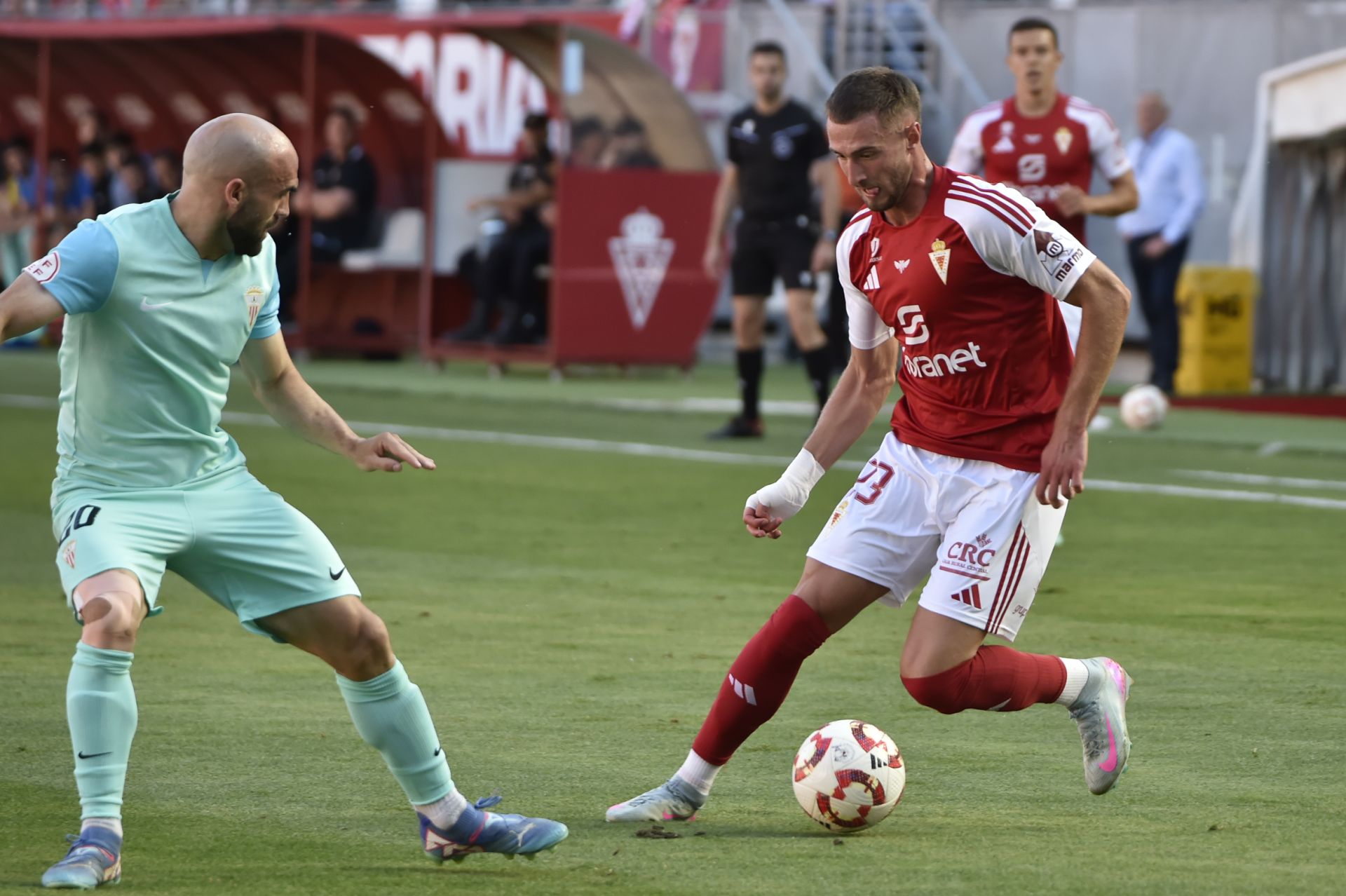 La victoria del Real Murcia frente al Algeciras, en imágenes