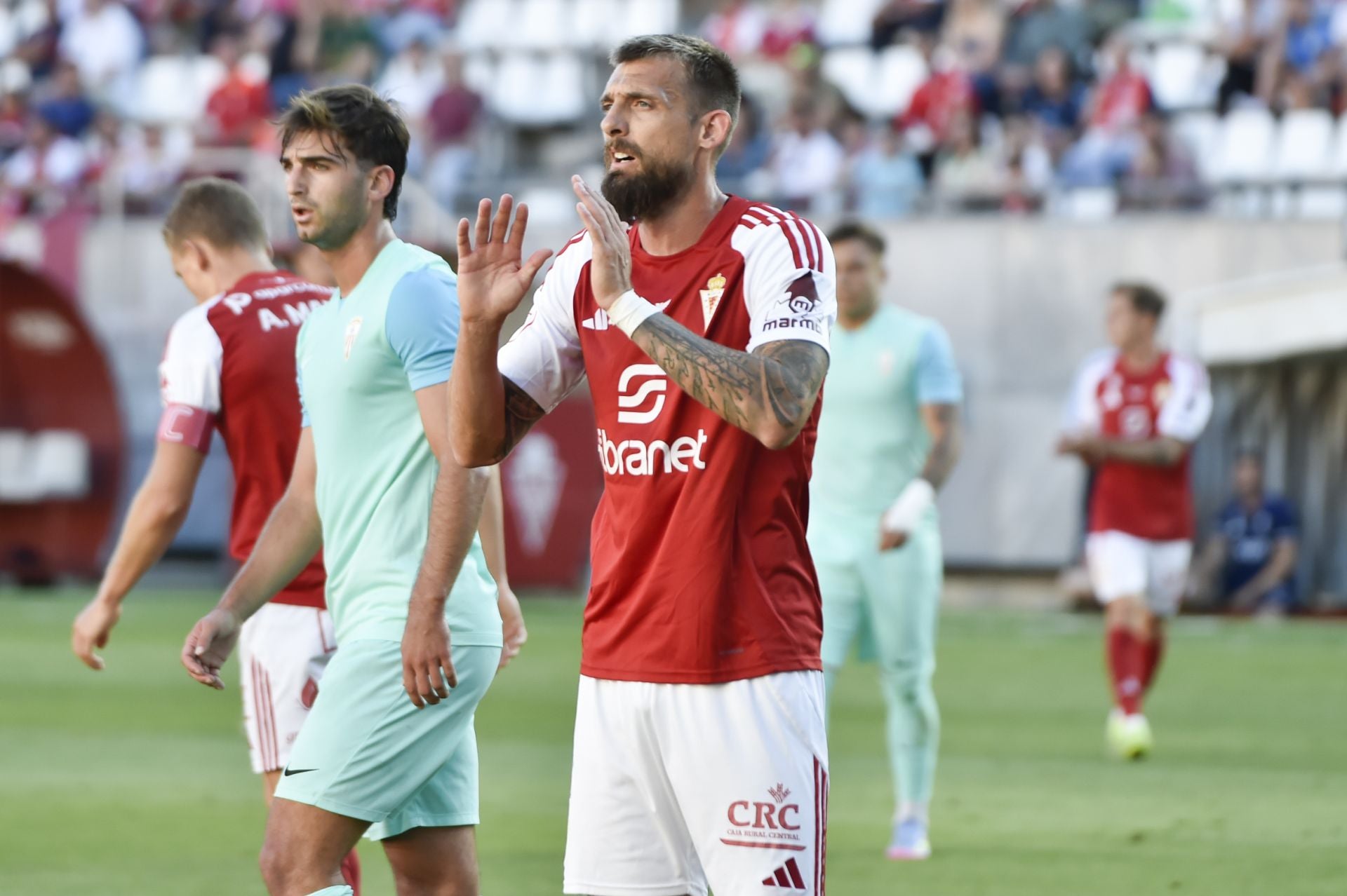 La victoria del Real Murcia frente al Algeciras, en imágenes