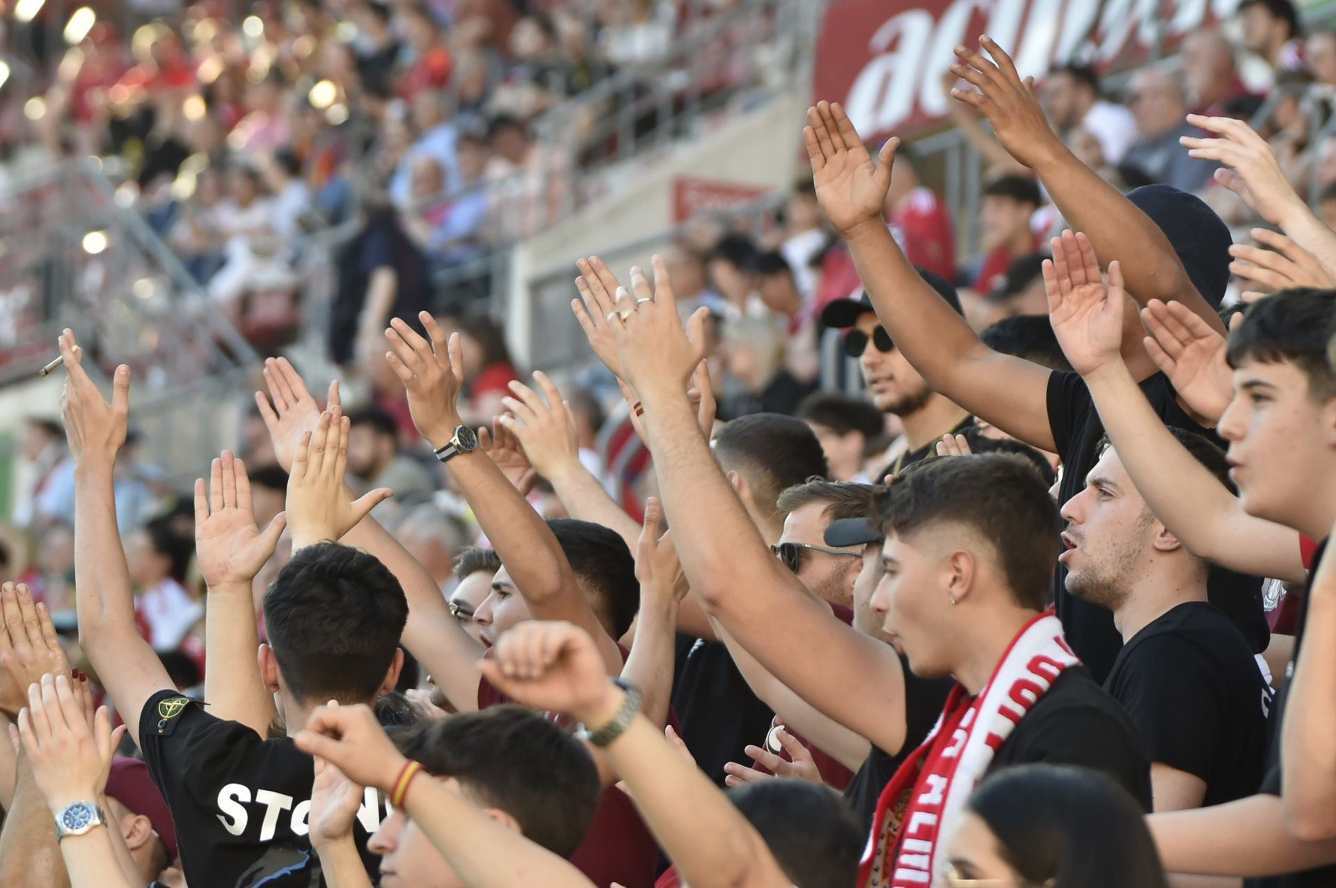 La victoria del Real Murcia frente al Algeciras, en imágenes