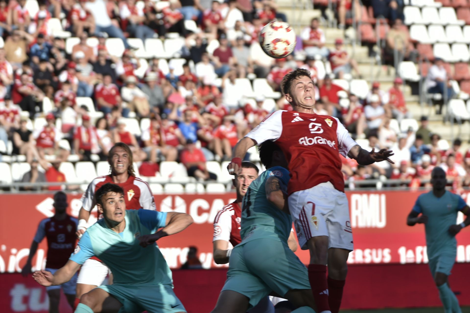 La victoria del Real Murcia frente al Algeciras, en imágenes