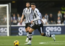 Luna, en un partido esta temporada.