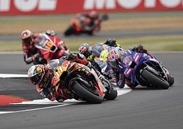 Pedro Acosta, este domingo, en el Gran Premio de Gran Bretaña.