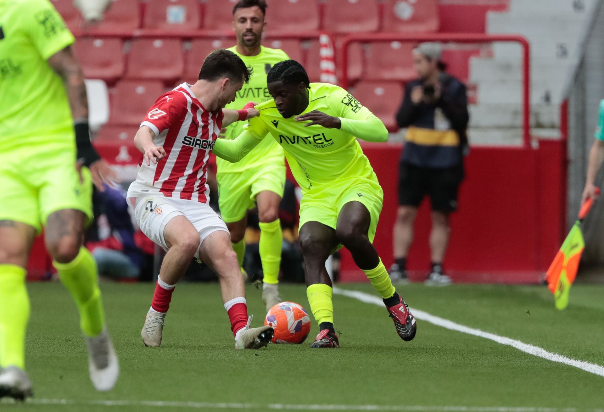 El Sporting-Cartagena (3-2), en imágenes
