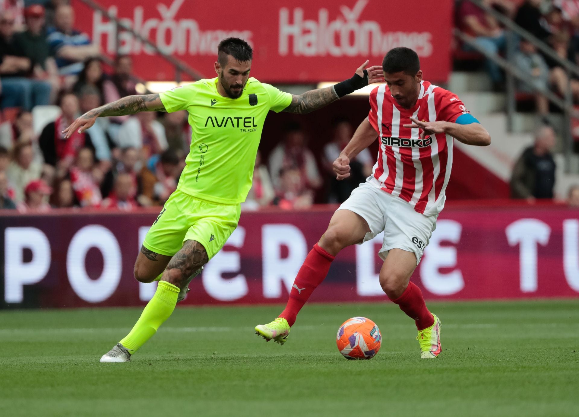 El Sporting-Cartagena (3-2), en imágenes