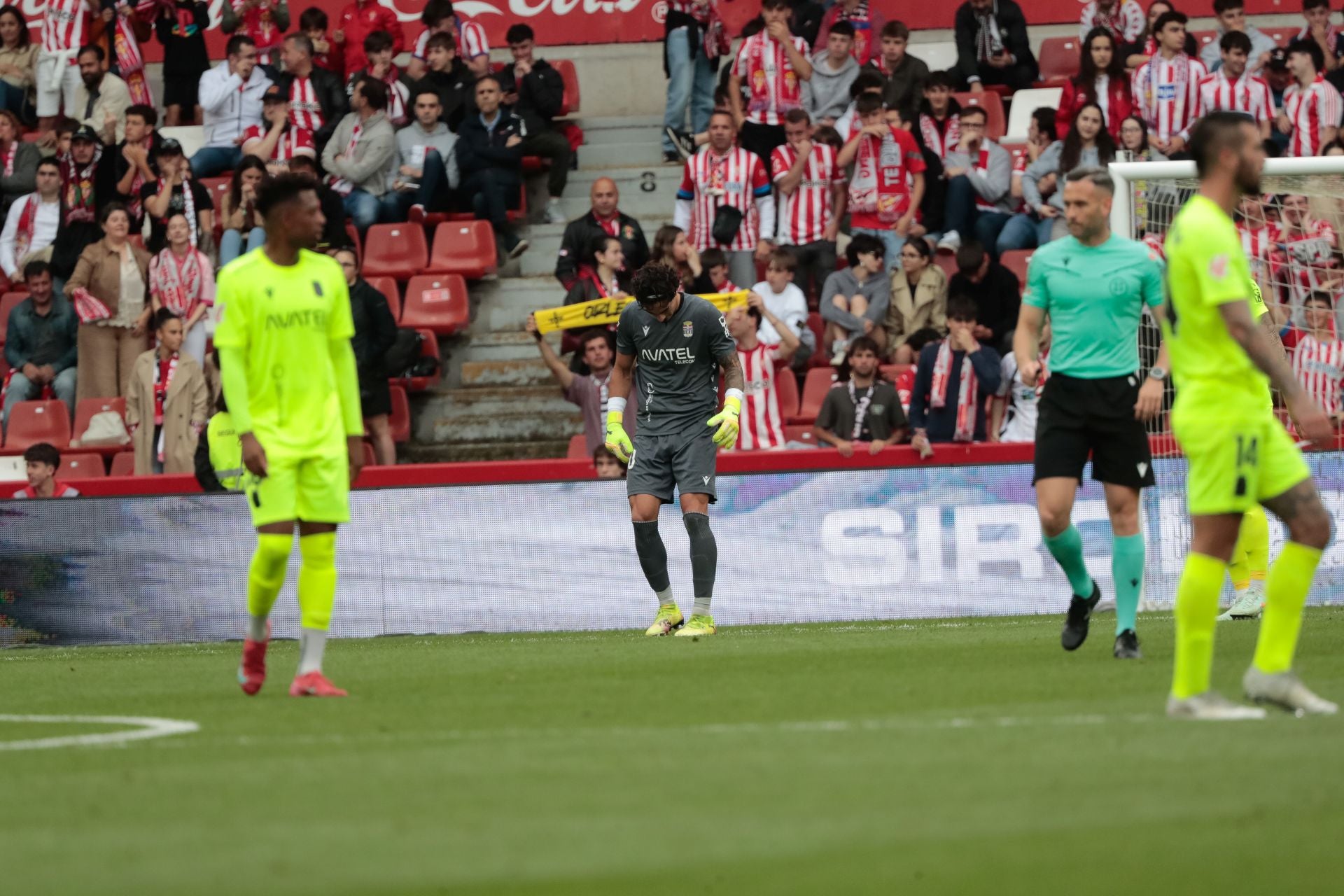 El Sporting-Cartagena (3-2), en imágenes