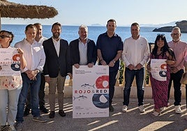 El alcalde de Mazarrón, Ginés Campillo, en la presentación del evento gastronómico Rojo & Red.