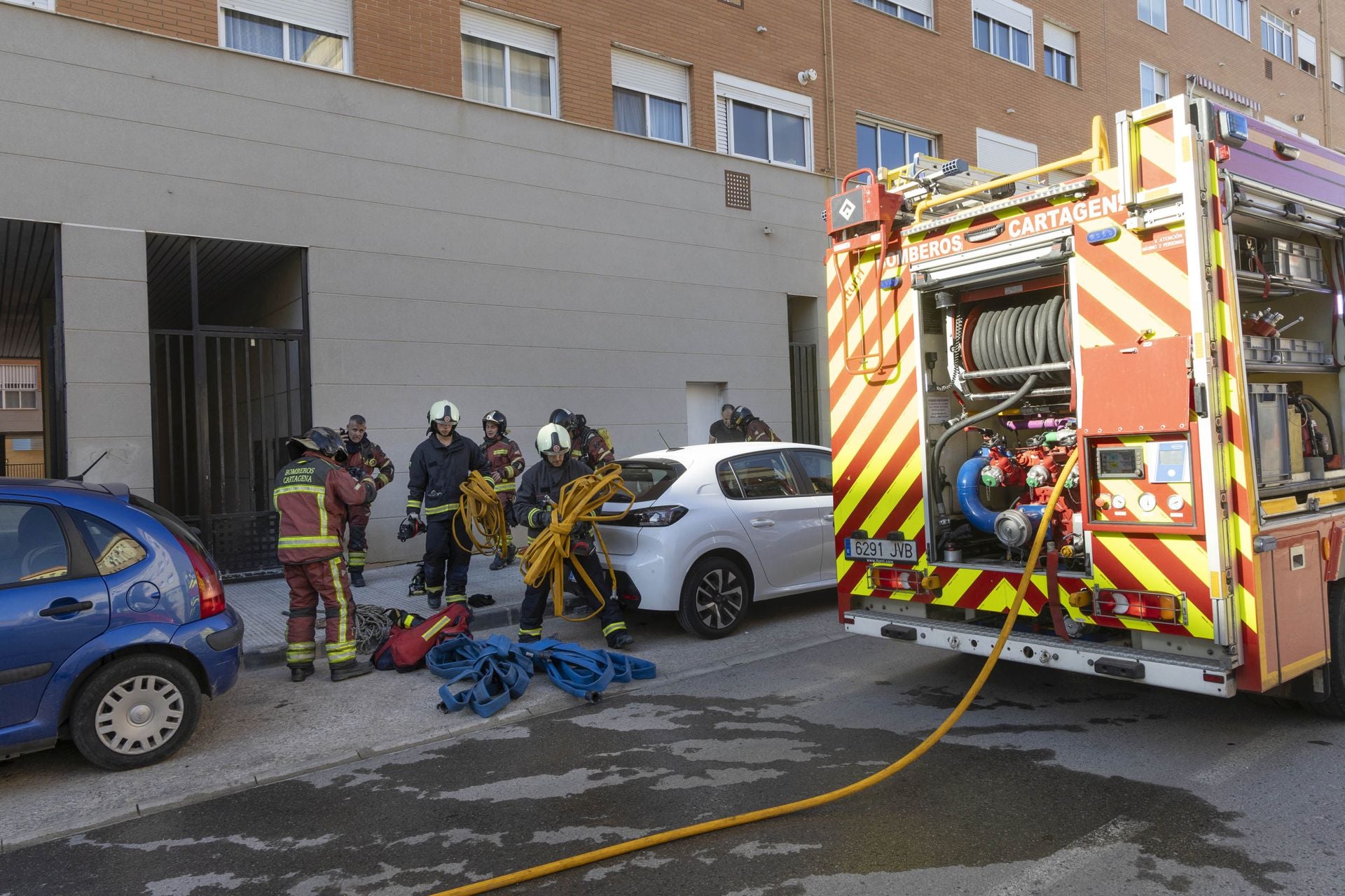 Las imágenes del incendio en Cartagena