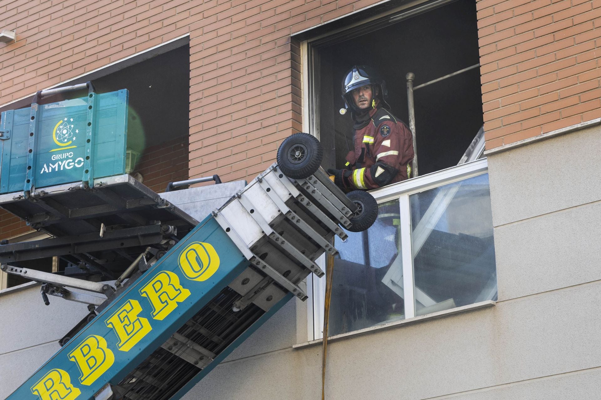 Las imágenes del incendio en Cartagena