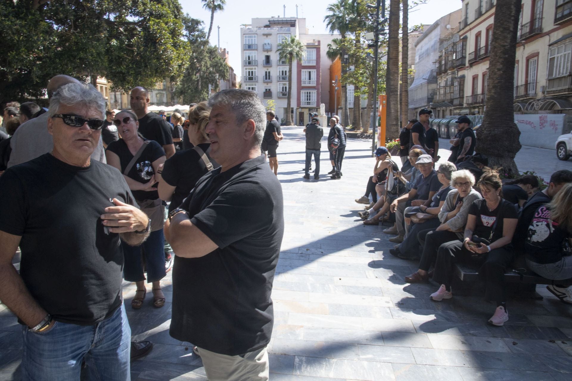 Las imágenes de la protesta de los vecinos de Villas Caravaning en Cartagena