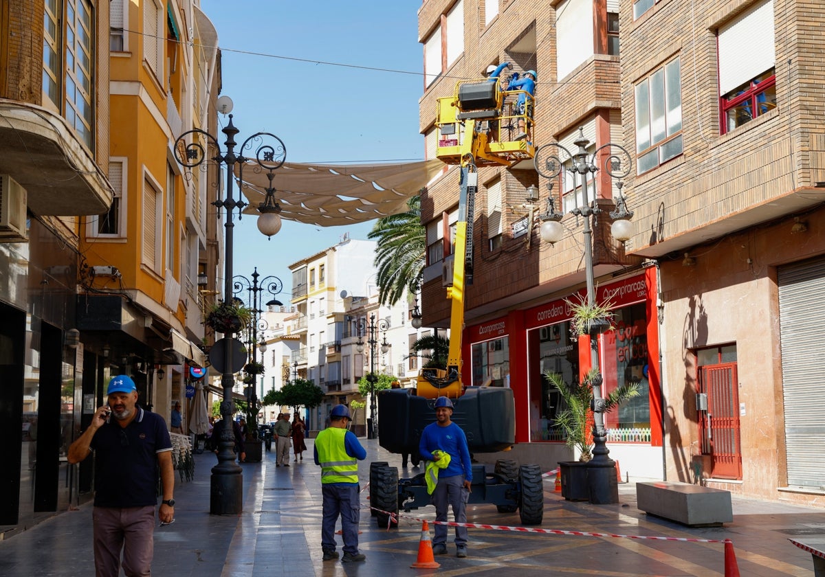 Llega la sombra a la calle corredera de lorca | la verdad