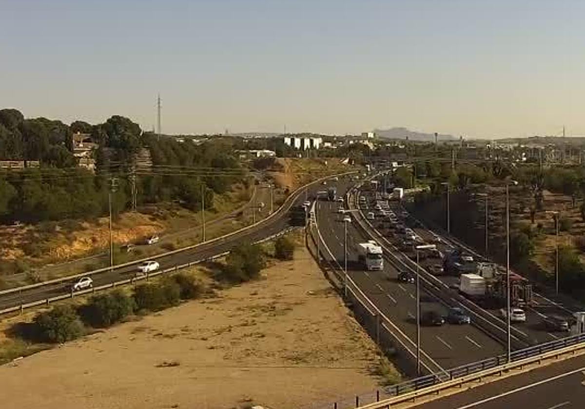 Retenciones en la A-30 en sentido Albacete este jueves.