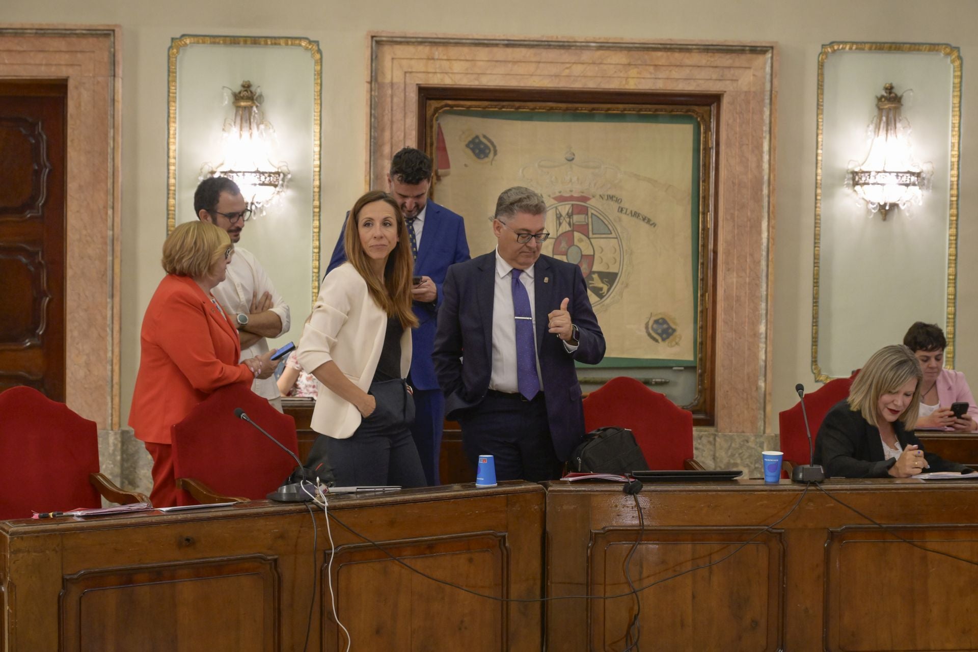 El Pleno del Ayuntamiento de Murcia del mes de mayo, en imágenes