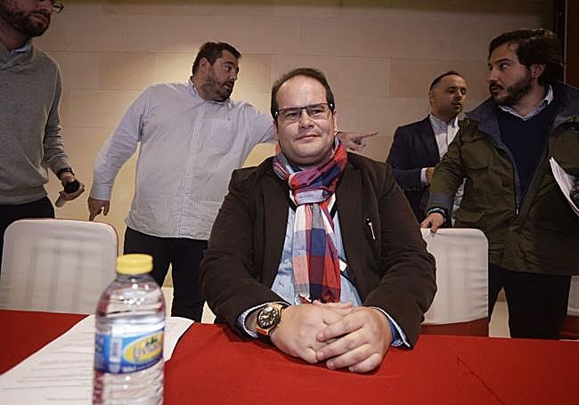 Moro, en diciembre de 2016, tras aterrizar en el Murcia.