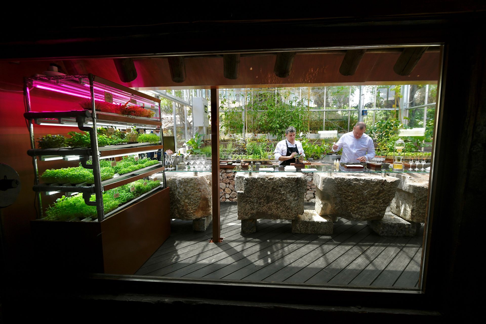 El &#039;Living lab&#039; del restaurante de Pablo González, en imágenes