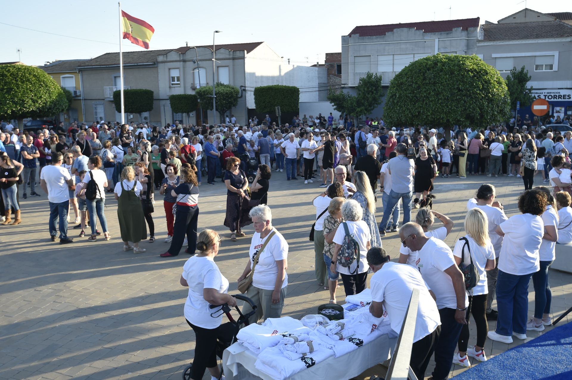 Las imágenes de la protesta de los vecinos de Las Torres de Cotillas