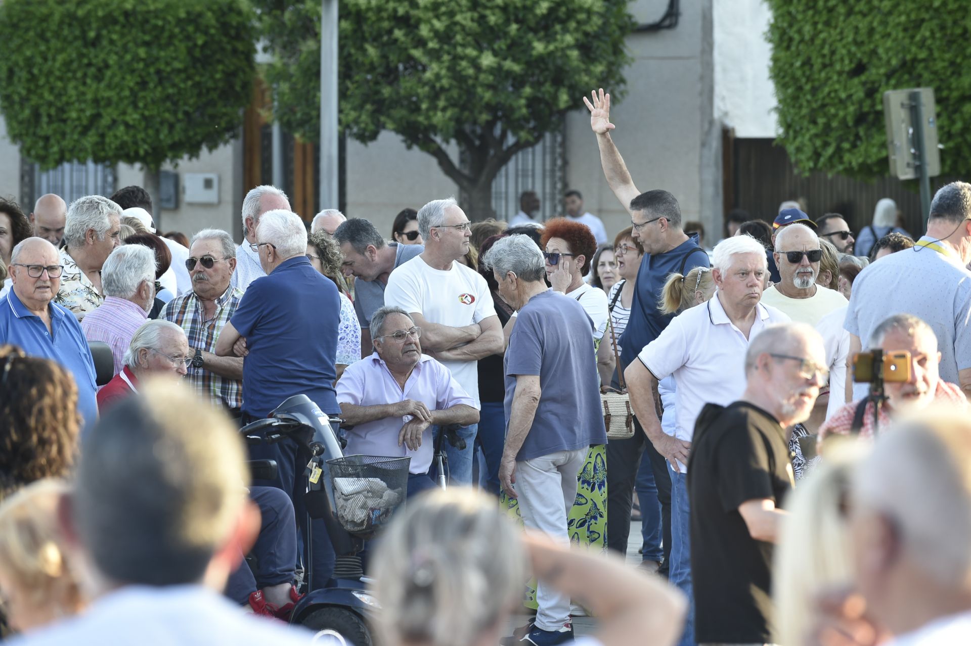 Las imágenes de la protesta de los vecinos de Las Torres de Cotillas