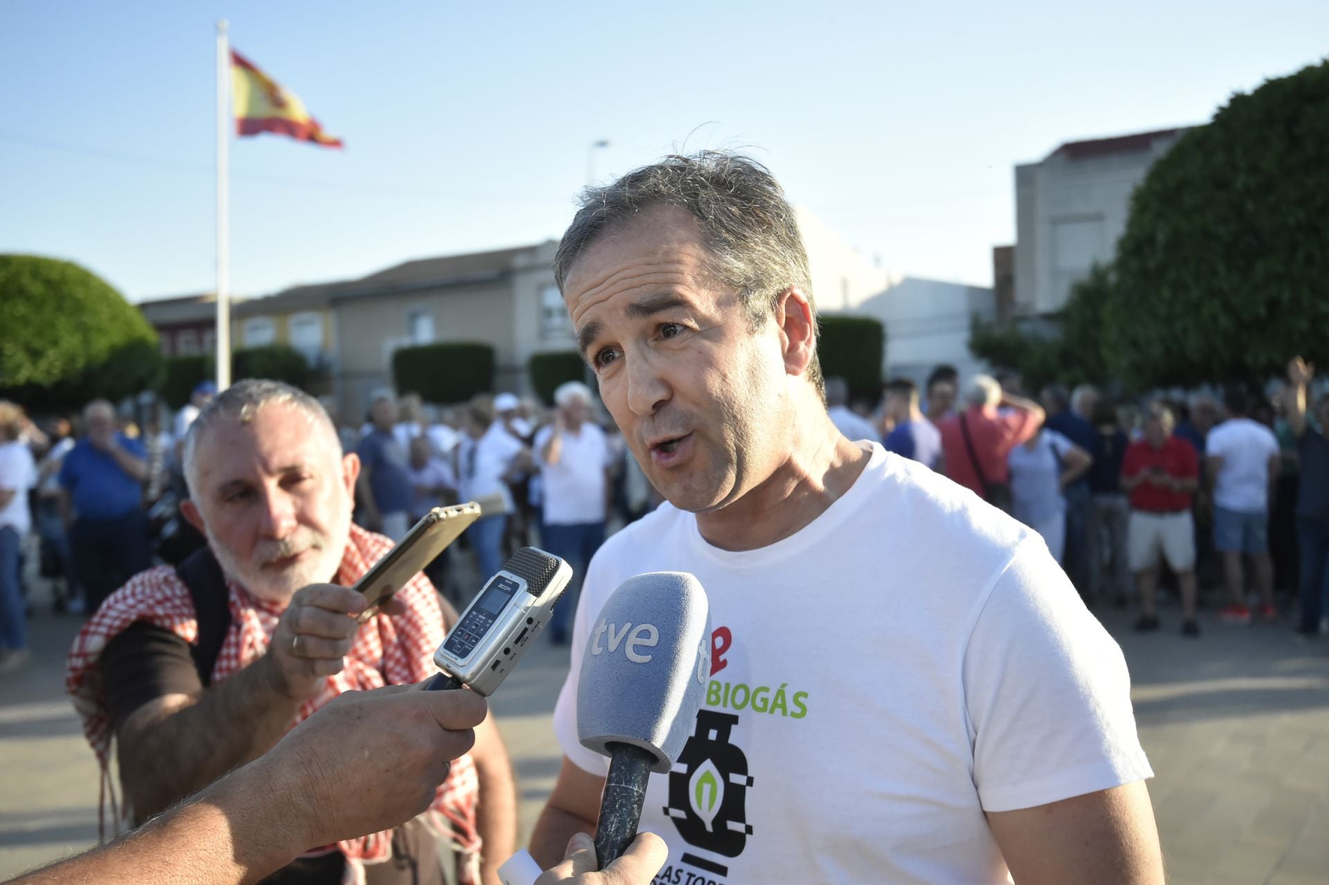 Las imágenes de la protesta de los vecinos de Las Torres de Cotillas