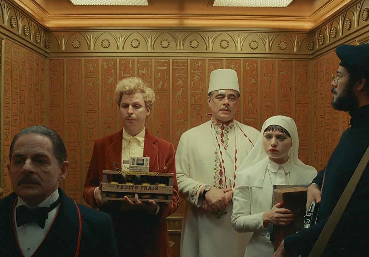 Fotograma de 'La trama fenicia'.