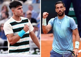 Carlos Alcaraz y Damir Dzumhur.